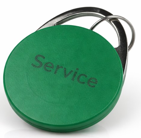 Service Key Green FOB (OTS 10 & 20) Ojmar